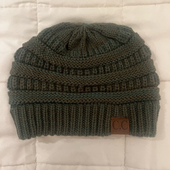 C.C Knit Hat | OS | Pretty Green Colors | NWOT - Picture 7 of 7